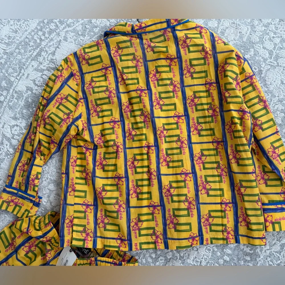 SIEDRES 2 Piece Matching Zyon Short Set Multicolor Button-Up Nico Shirt - Picture 10 of 12